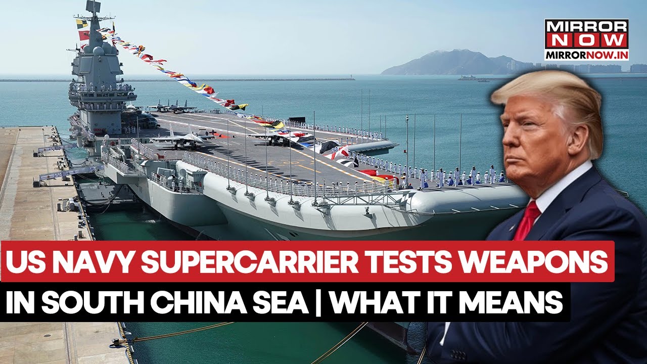 US Navy Carries Out Live-Fire Drill Near South China Sea, USS Abraham Lincoln Takes Part | Watch