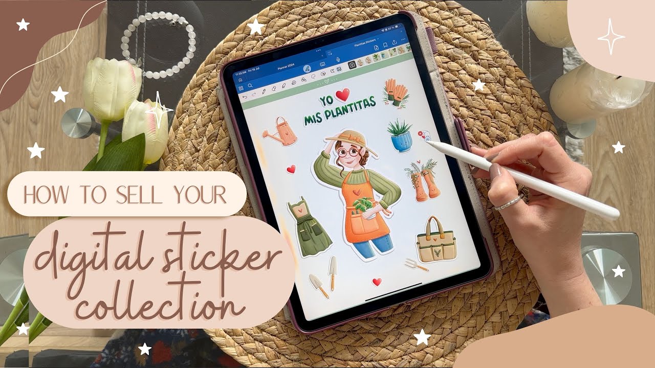 🌿 How to Sell Your Digital Stickers | Elements in Goodnotes | Goodnotes Tutorial