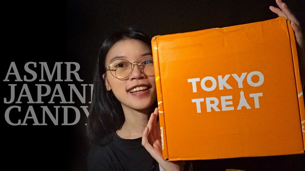ASMR Unboxing TokyoTreat Японские закуски / Еда звука / Разговорный на тайском языке