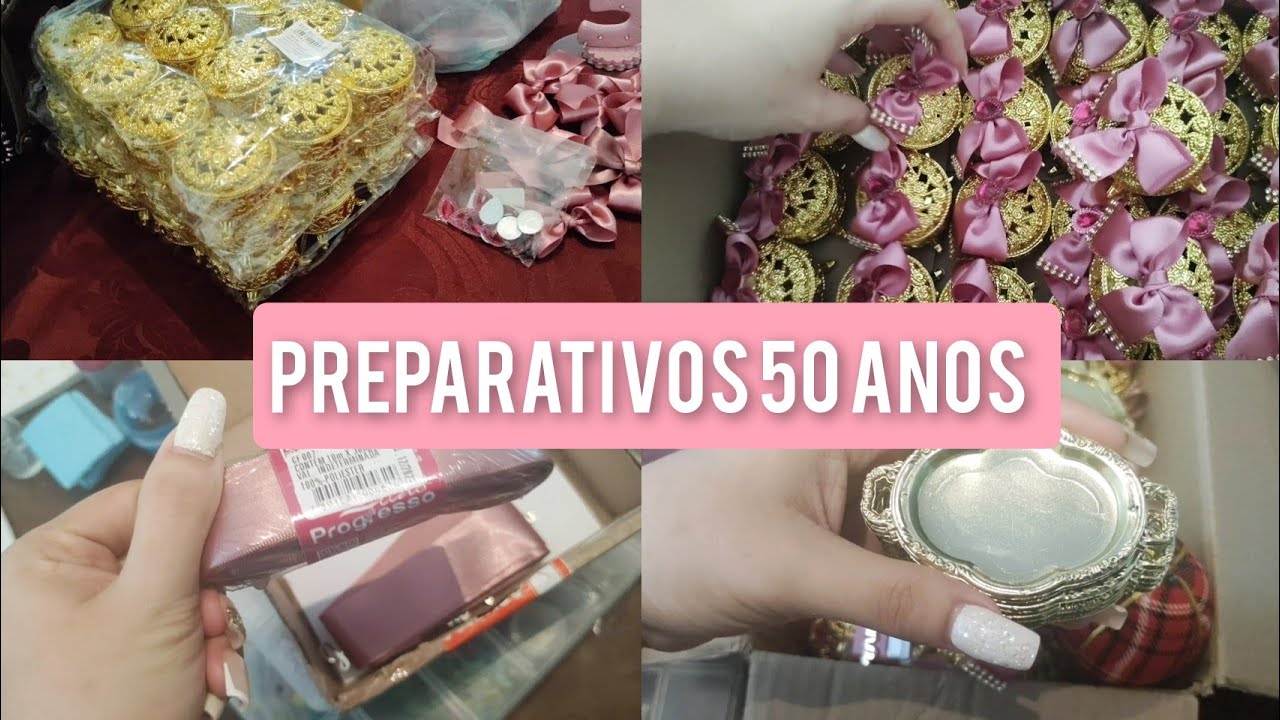 Preparativos festa 50 Anos - Milena Lima