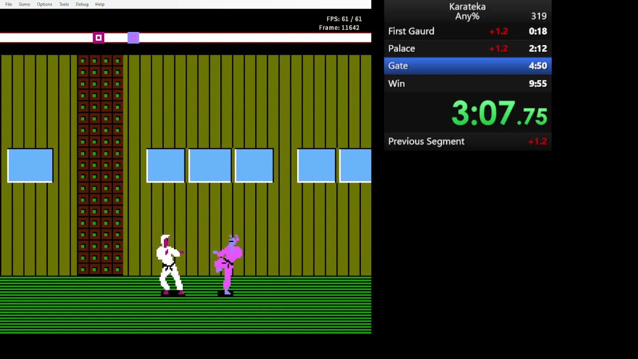 Karateka (NES) Speed Run Any % (Former WR) 9:50:84
