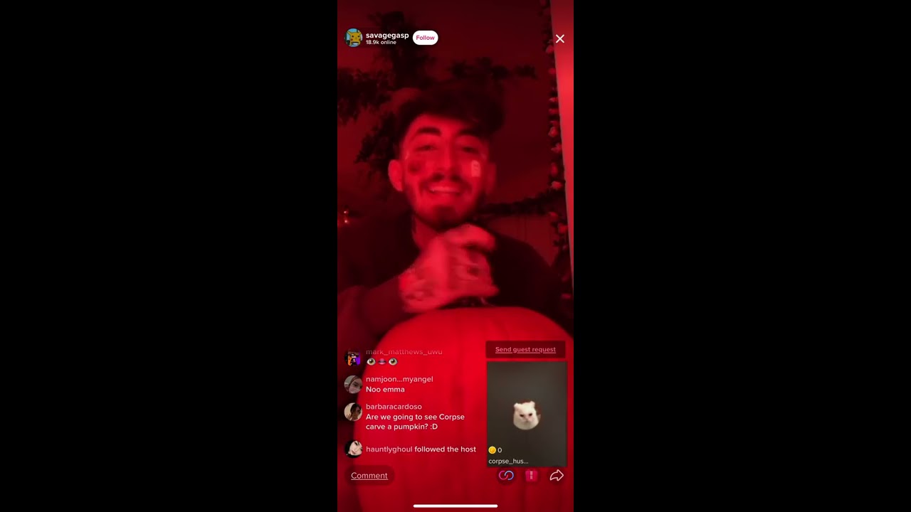 SavageGa$p TikTok Live w/ Corpse and Emma