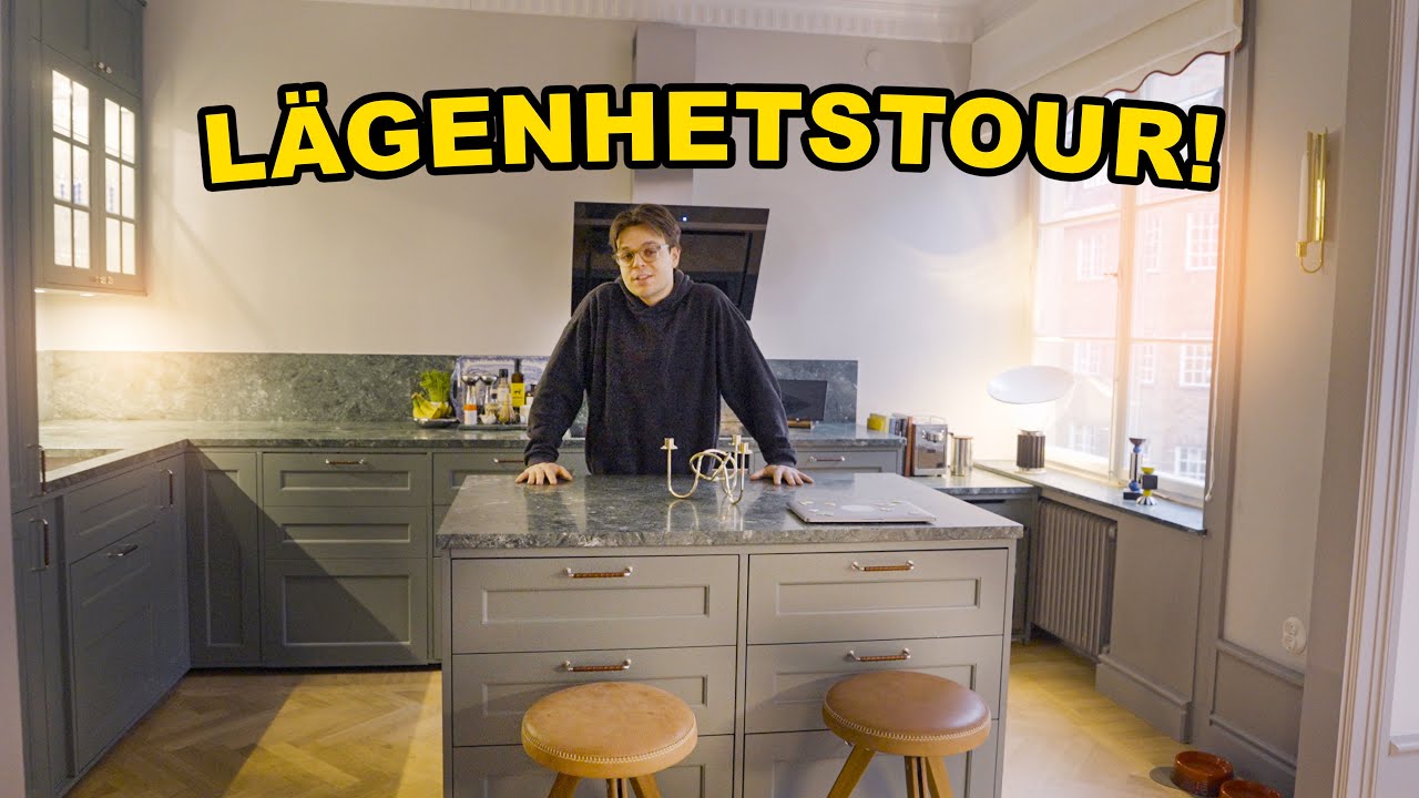 VÅR NYA LÄGENHET! *Tour