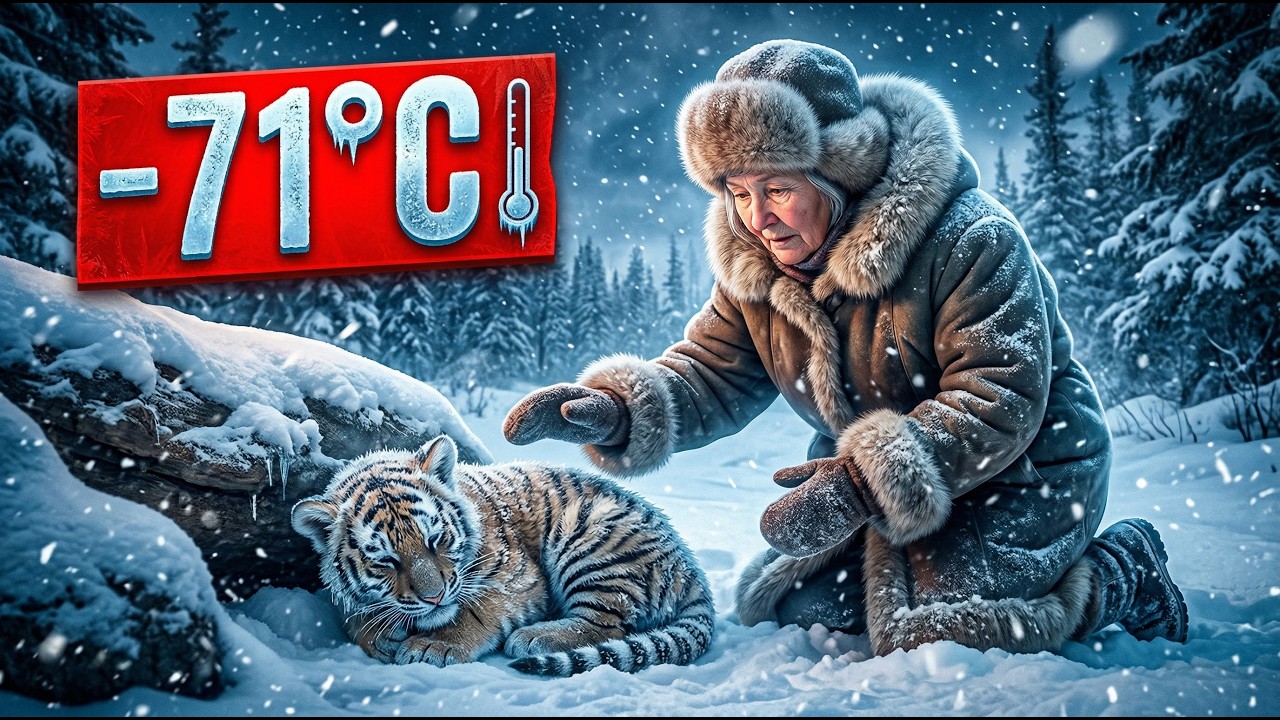 80-Year-Old Woman Saves Frozen White Tiger Cub — What Happened Next Shocked Everyone
