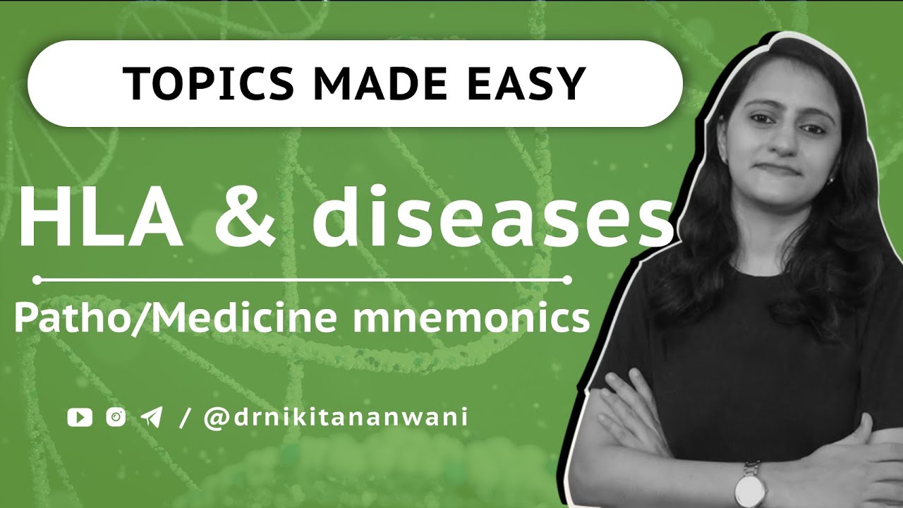 HLA association  Mnemonics | HLA in diseases | #nikmonics #neetpg #fmge