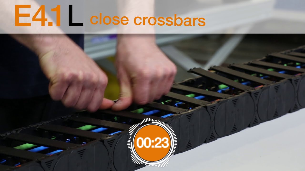 The E4.1Lean energy chain- save up to 80% assembly time!