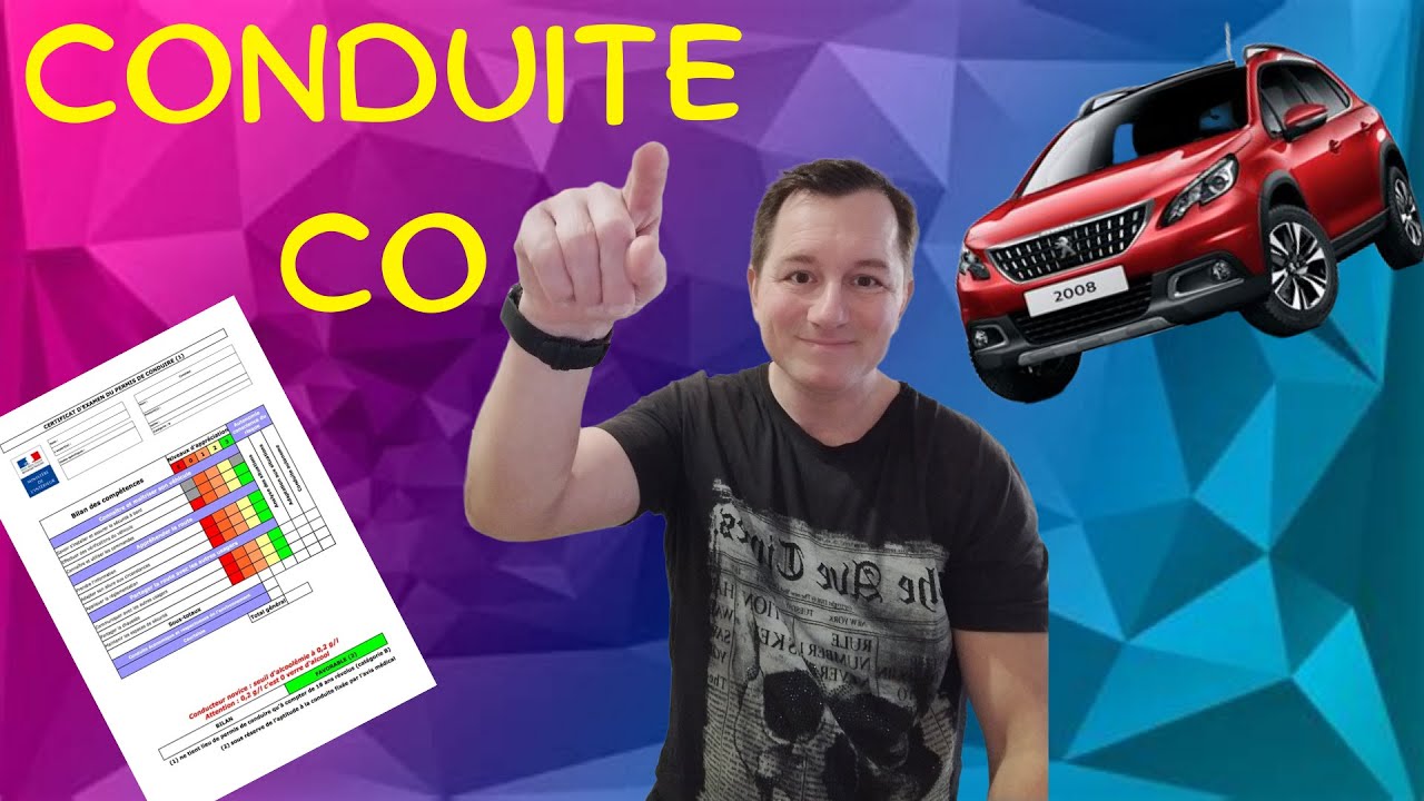 Parcours examen du permis de conduire / conduite commentée