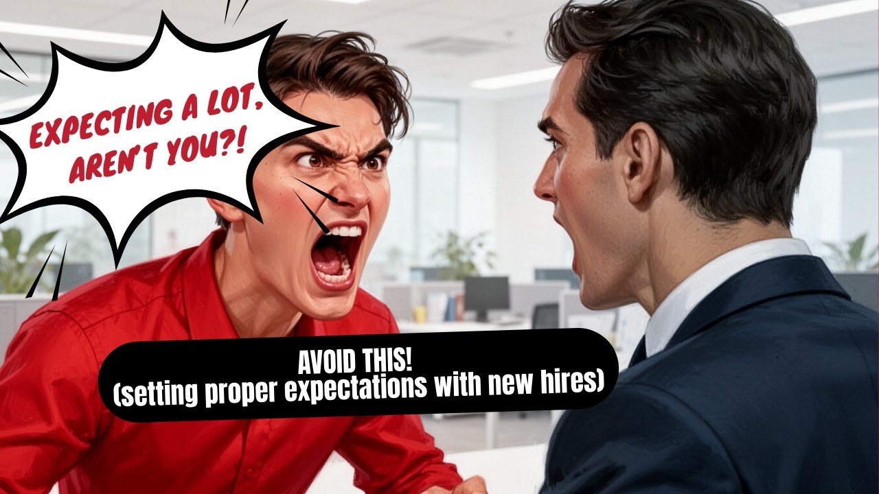 How do you set new hires up for success by setting clear expectations?