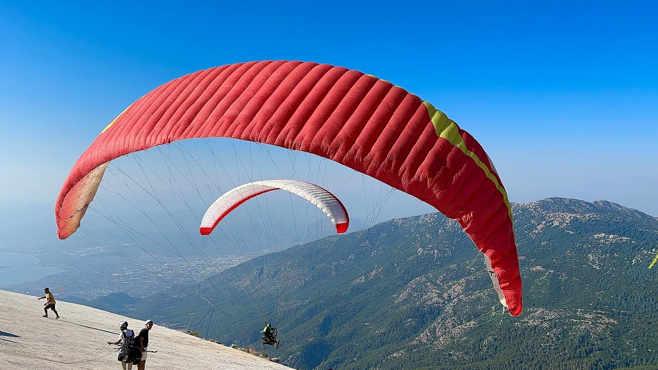 Soar to New Heights: Öludeniz Paragliding Adventure from Babadağ Mountain, Muğla, Fethiye, Turkey
