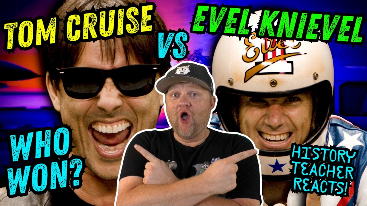 Tom Cruise vs Evel Knievel | Epic Rap Battles of History | History Teacher Reacts