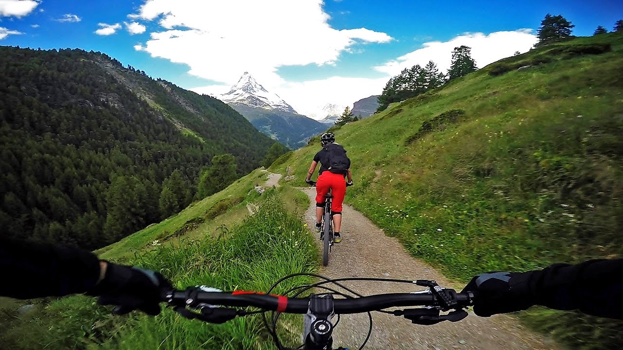 Sunnegga to Zermatt - Epic Swiss Mountain Biking Descent