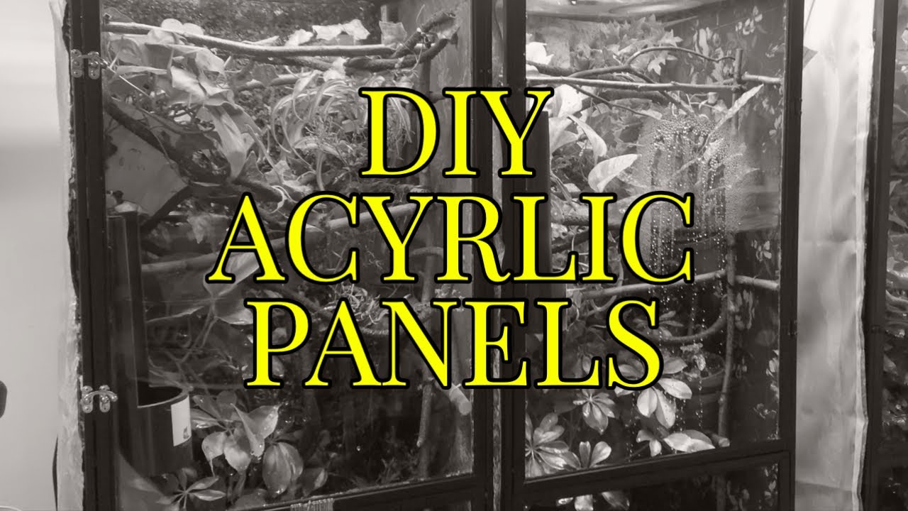 DIY Screen to Plexiglass Enclosure Conversion