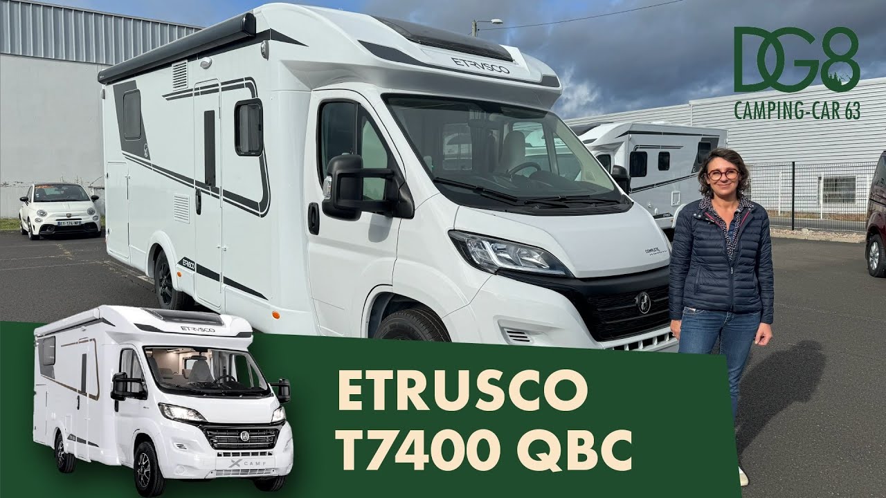 Présentation du EtruscoT7400QBC chez DG8 Camping-car 63 ! (camping-car tour)