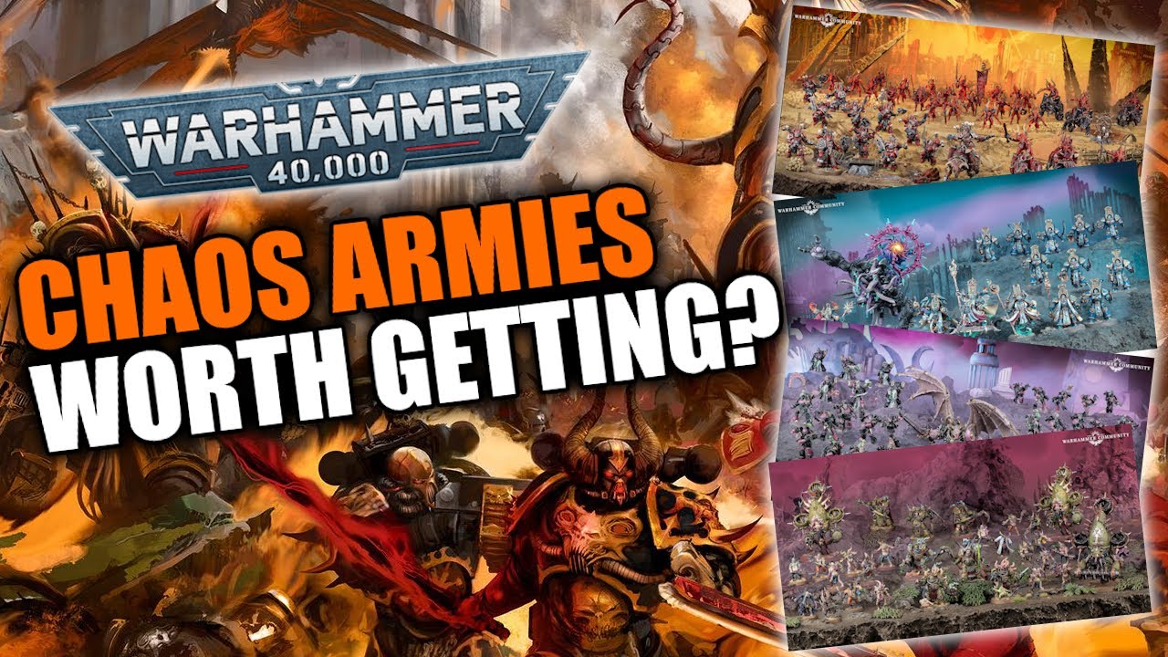 Обзор всех 4 новых наборов Chaos Battleforce! – Стоят ли они своих денег? | Warhammer 40k 10th Ed...