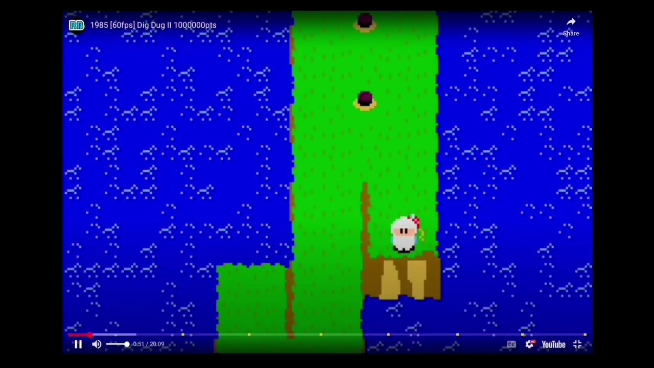 Dig Dug II Arcade1UP Longplay 2022!