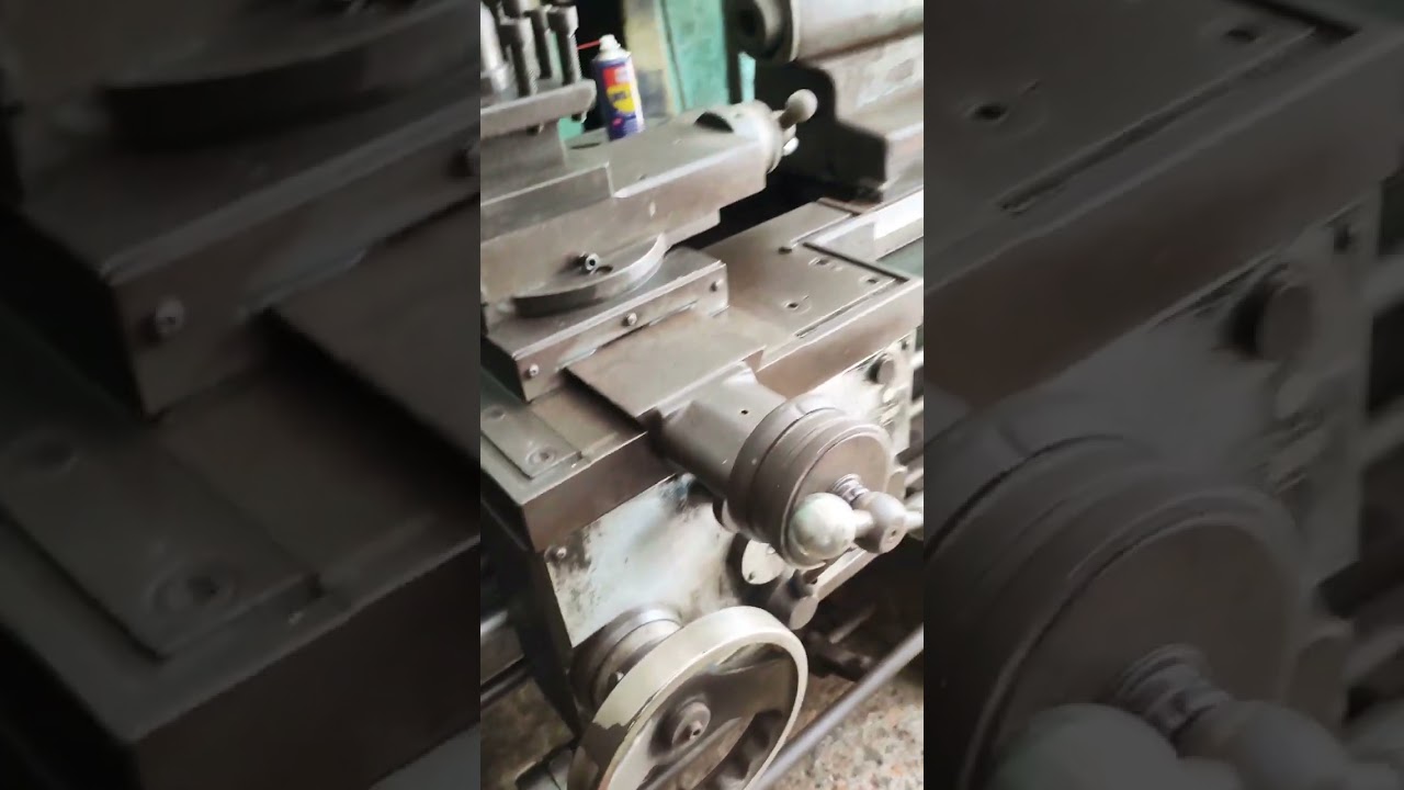 Recondition lathe machine.  #lathemachine #machine #recondition