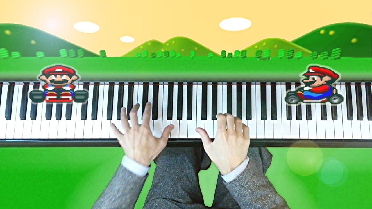 Super Mario Kart — Mario Circuit (piano)