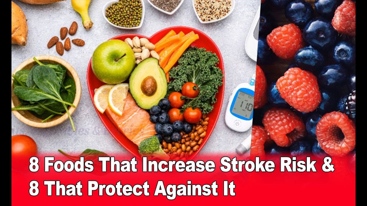 8 Foods That Increase Stroke Risk & 8 That Protect Against It 🥦🚫🍔 | Eat Smart for a Healthier Life
