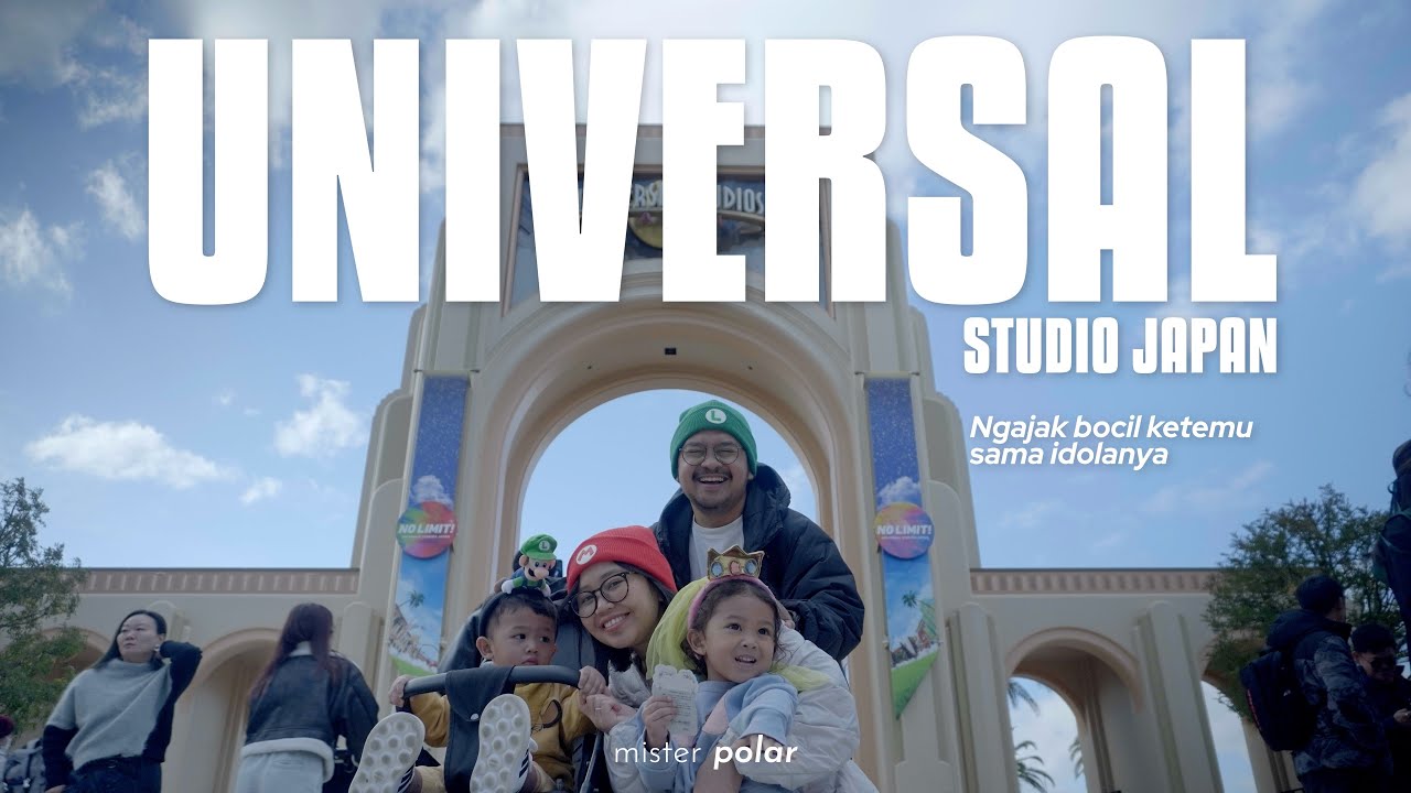 JAPAN VLOG DAY 4: Jalan kaki 19 ribu langkah bareng bocil keliling Universal Studio Japan!