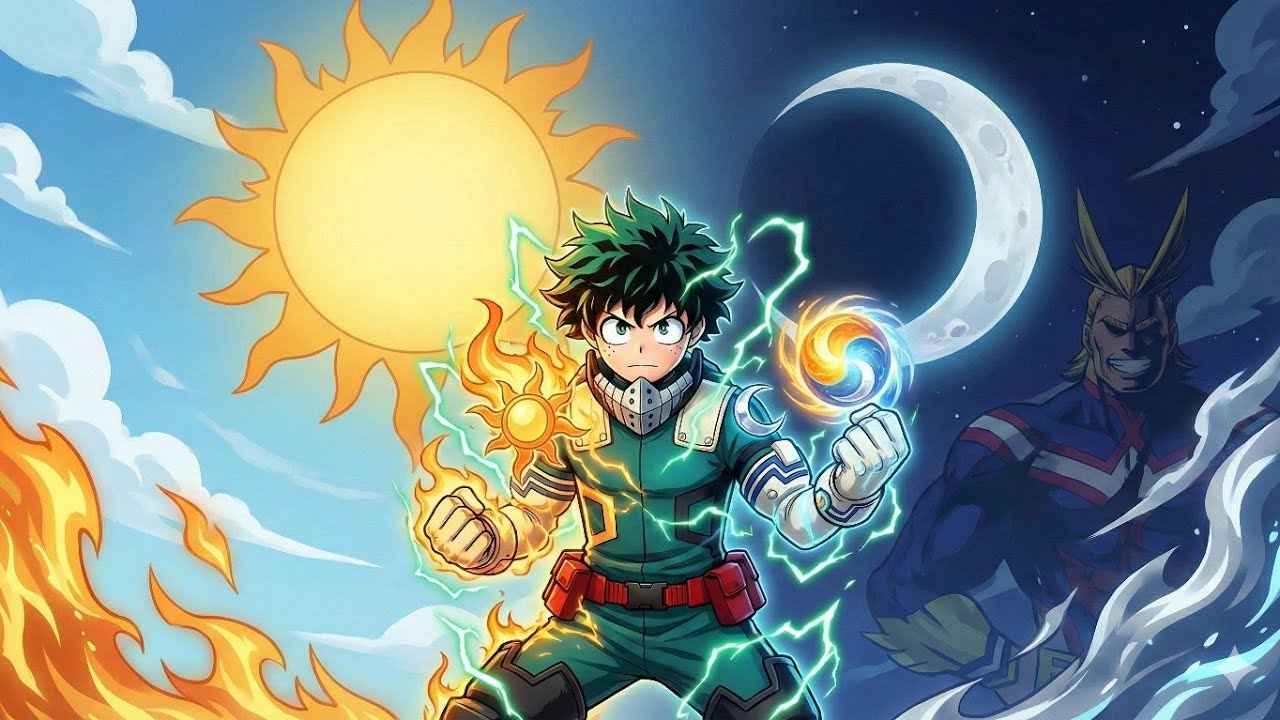 What if Deku Wielded the Power of the Sun and Moon?