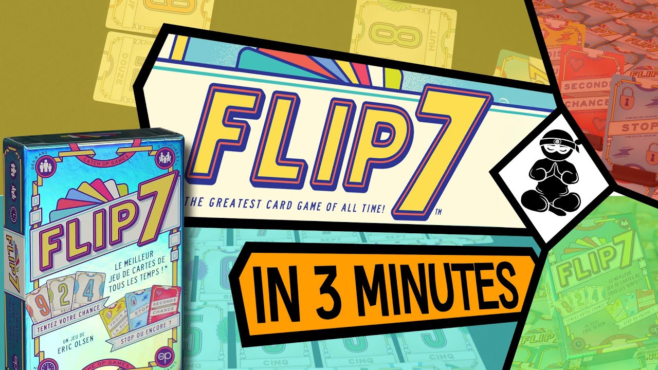 Flip7 - How to Play in 3 minutes - BoardgameNinja Rules Explainer