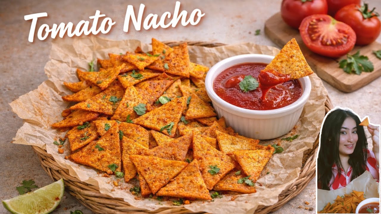 टमाटर से क्रिस्पी नाश्ता पहले आपने कभी नहीं खाया होगा | Crispy Tomato Nacho 🤤🍅 ek baar jarur bnaye.