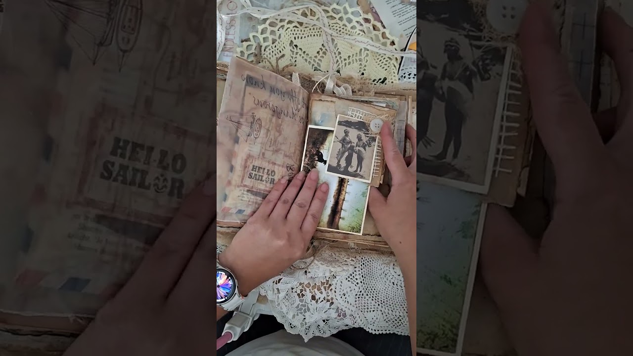 Another beachy junk journal