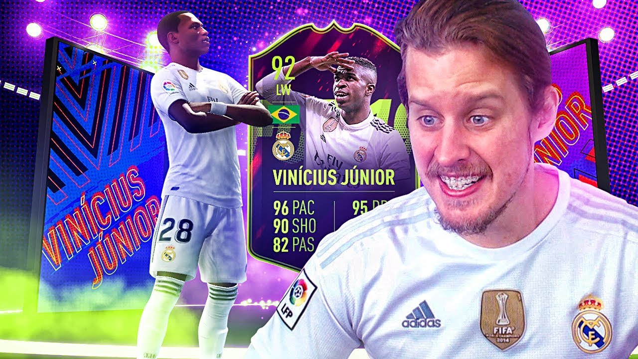 THE NEW NEYMAR?! 92 FUTURE STAR VINICIUS JUNIOR! FIFA 19 Ultimate Team
