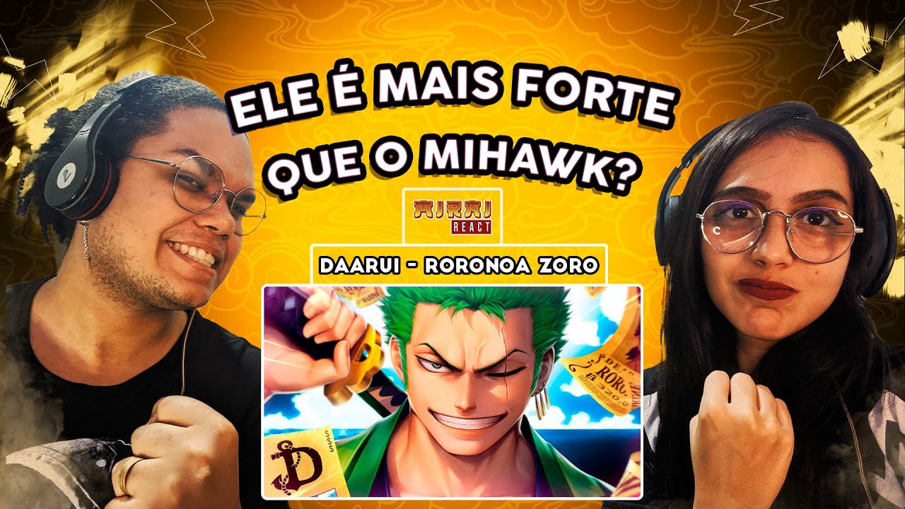 REACT EM CASAL // Honra, Promessas e Cicatrizes (Roronoa Zoro) | Daarui