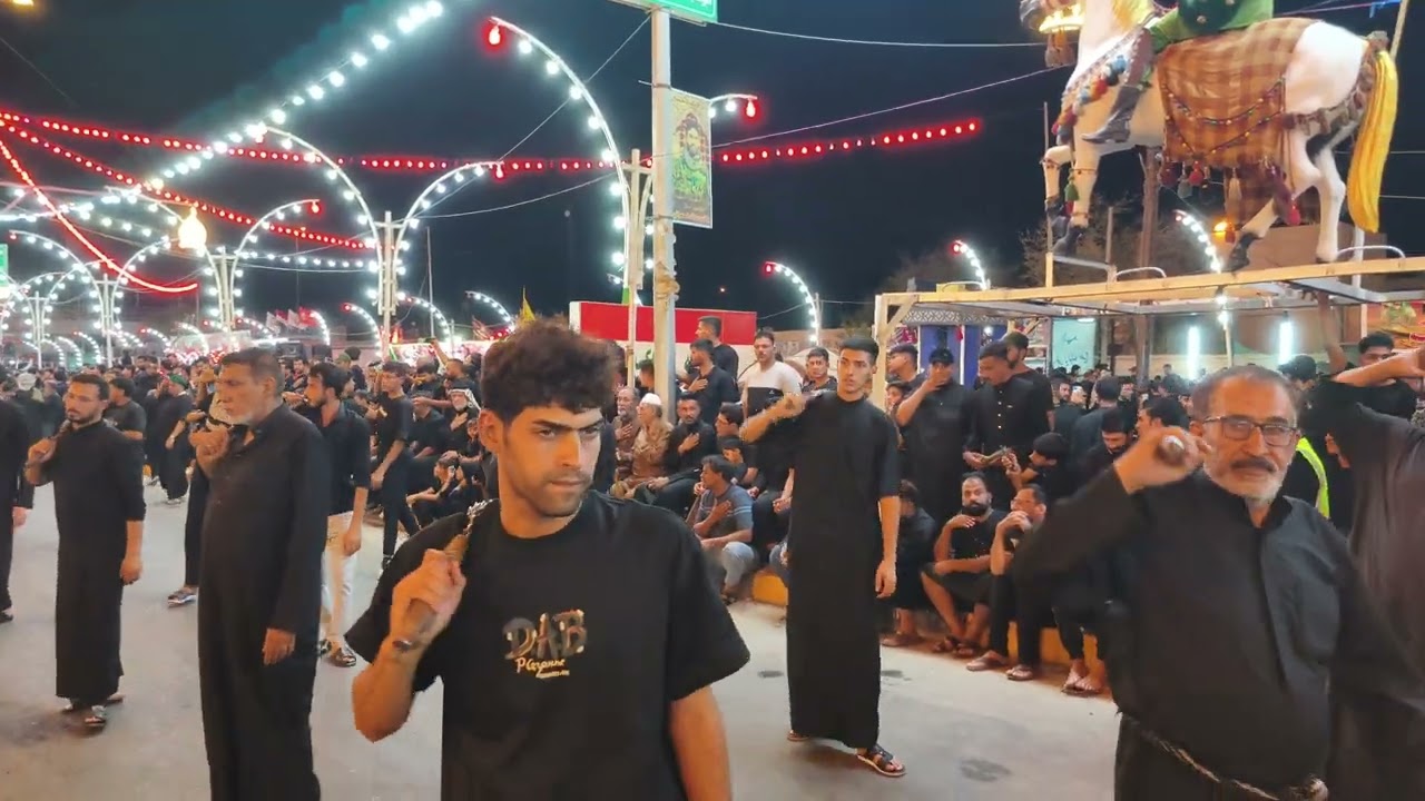 موكب أبا تراب هلي ميسان بمنطقة الجديدة في حي الحسين