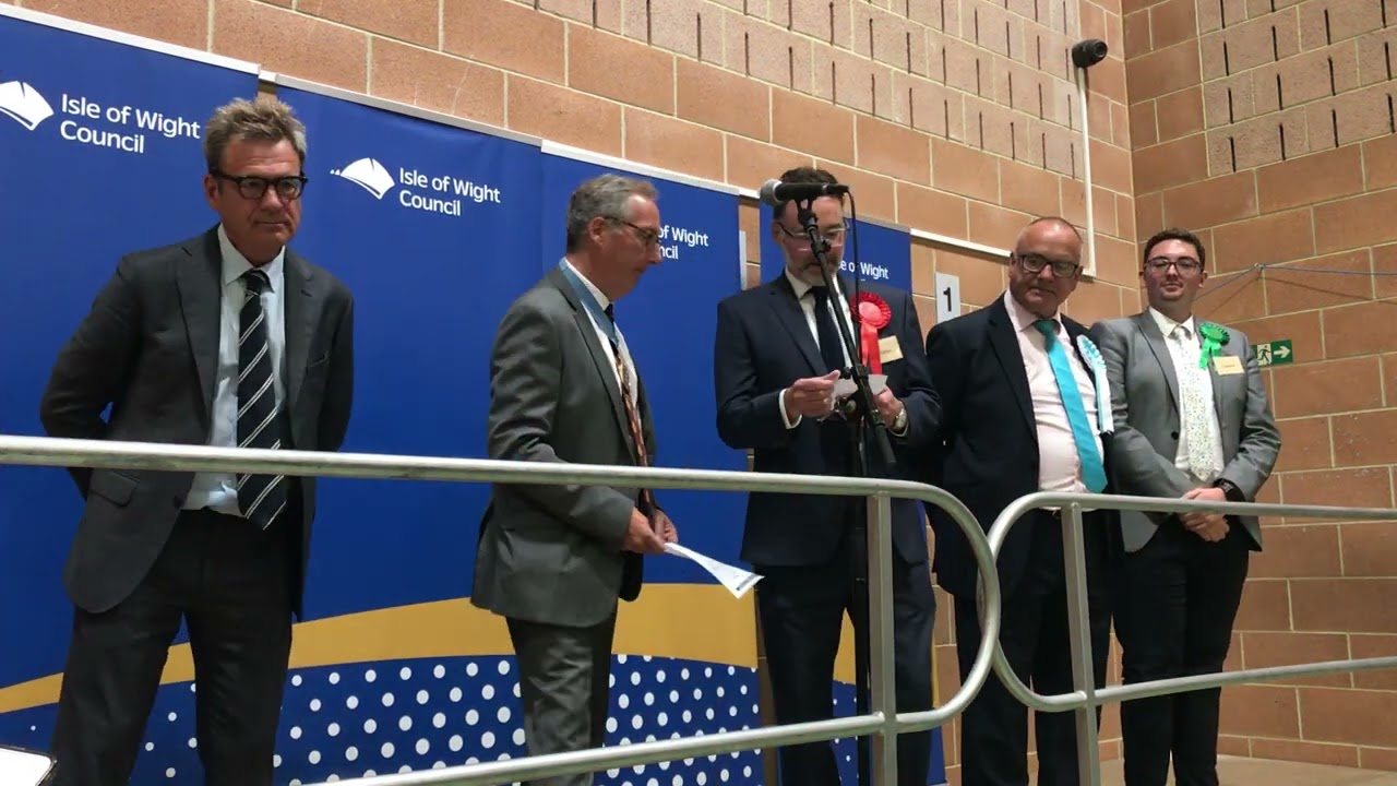 Isle of Wight West General Election Declaration