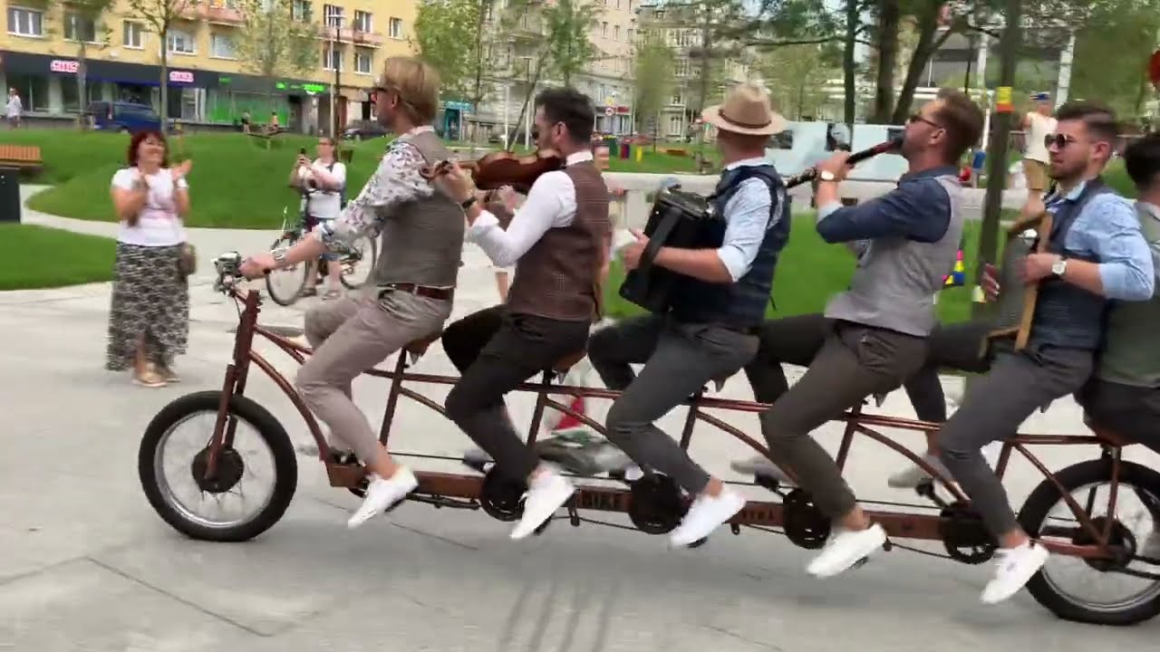 Big Bike Orchestra w Opolu, 28.06.2024, przejazd z dworca