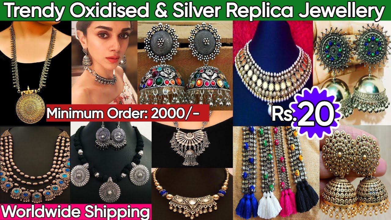Premium Quality Oxidised & German Silver Replica Jewellery Collection 2024 | New Banjara Jewellery