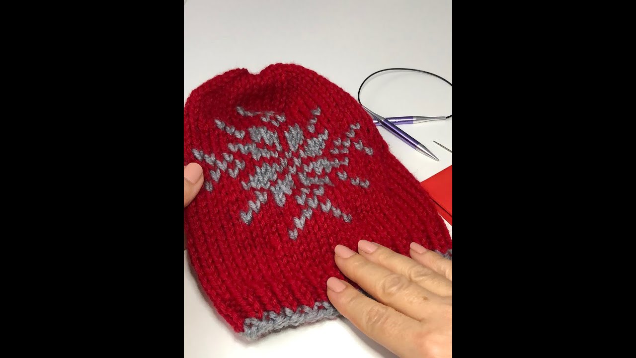 Kar taneli örgü bere, örgüde işleme yaparken delik olmaması için ne yapılmalı? Beanie snowflakes?