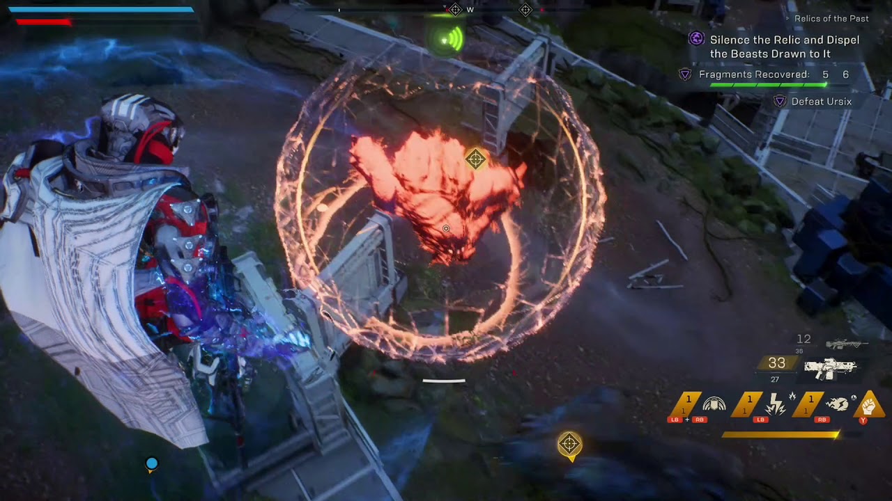 Killing Two Ursix and Baby Titan (Anthem Demo Xboxone)