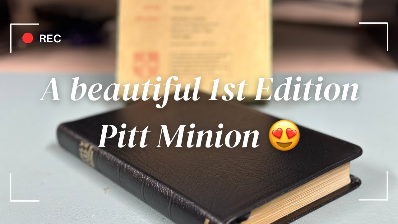 This Beautiful First Edition Pitt Minion is the Best Yet!