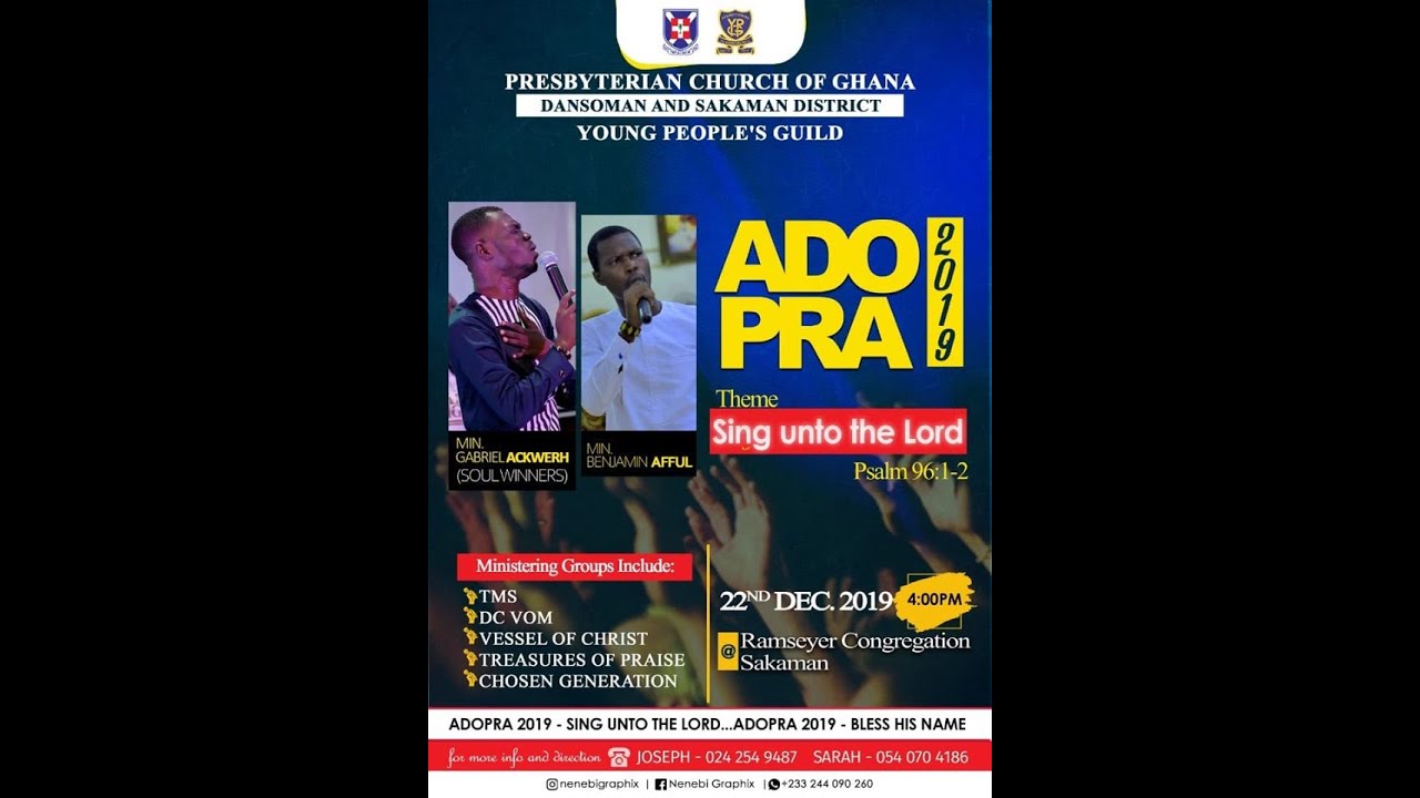 Ben Afful Ministering at ADOPRA 2019- Dansoman