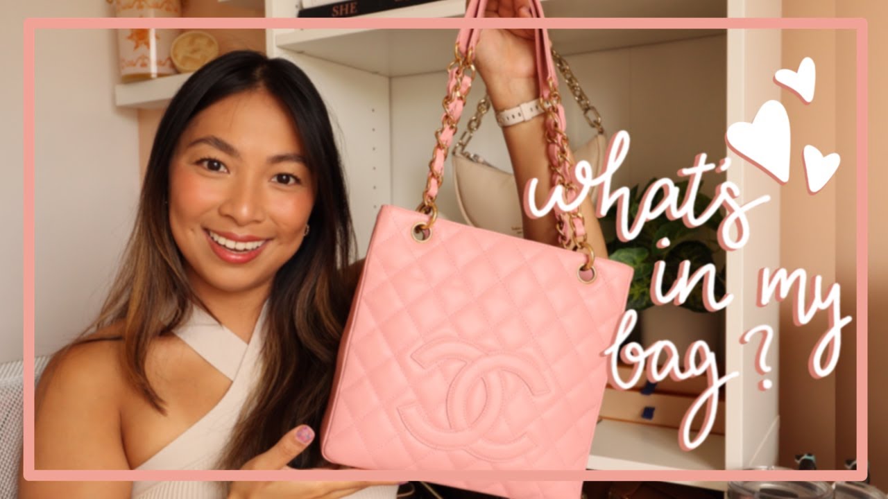 what's in my bag | Chanel Petite Shopping Tote