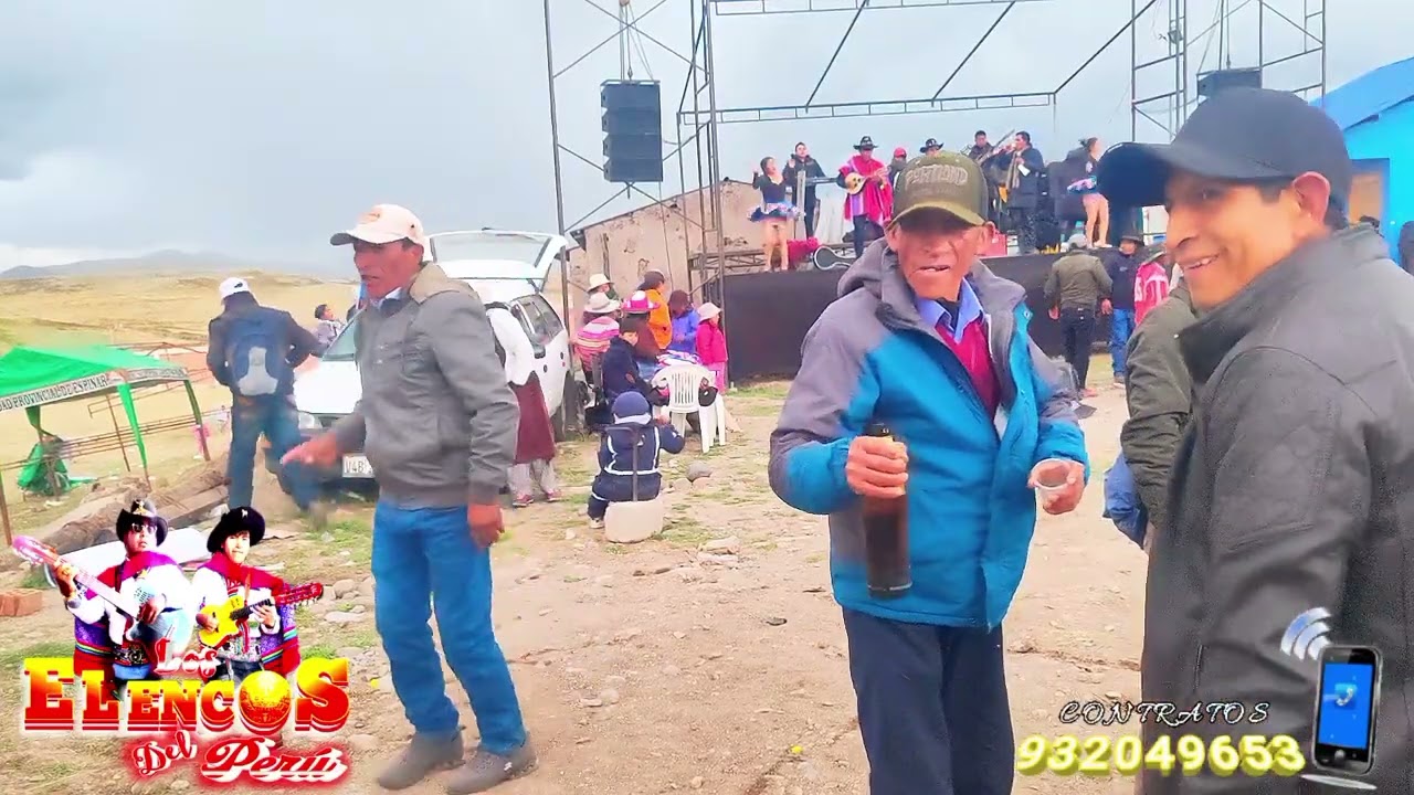 Néstor saico los ELENCOS DEL PERU concierto en molloccahua tema mix huayno