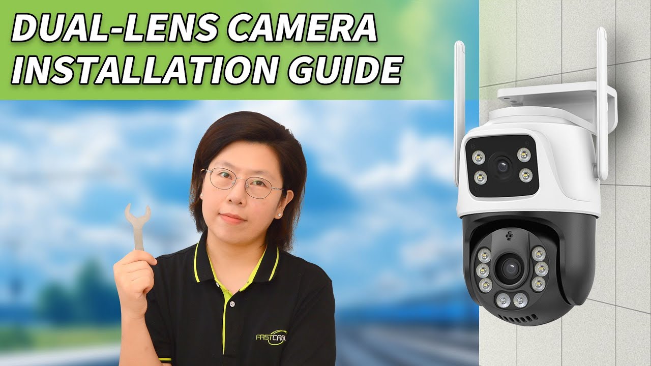 Fastcabling's Dual Lens PT Security Camera Setup Demo