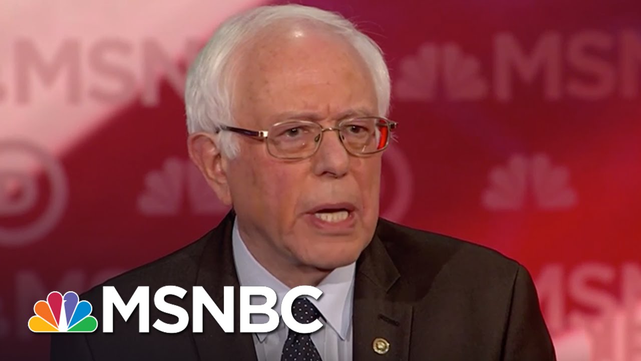 Bernie Sanders: Campaign Financing Is Antiquated | Democratic Debate | MSNBC