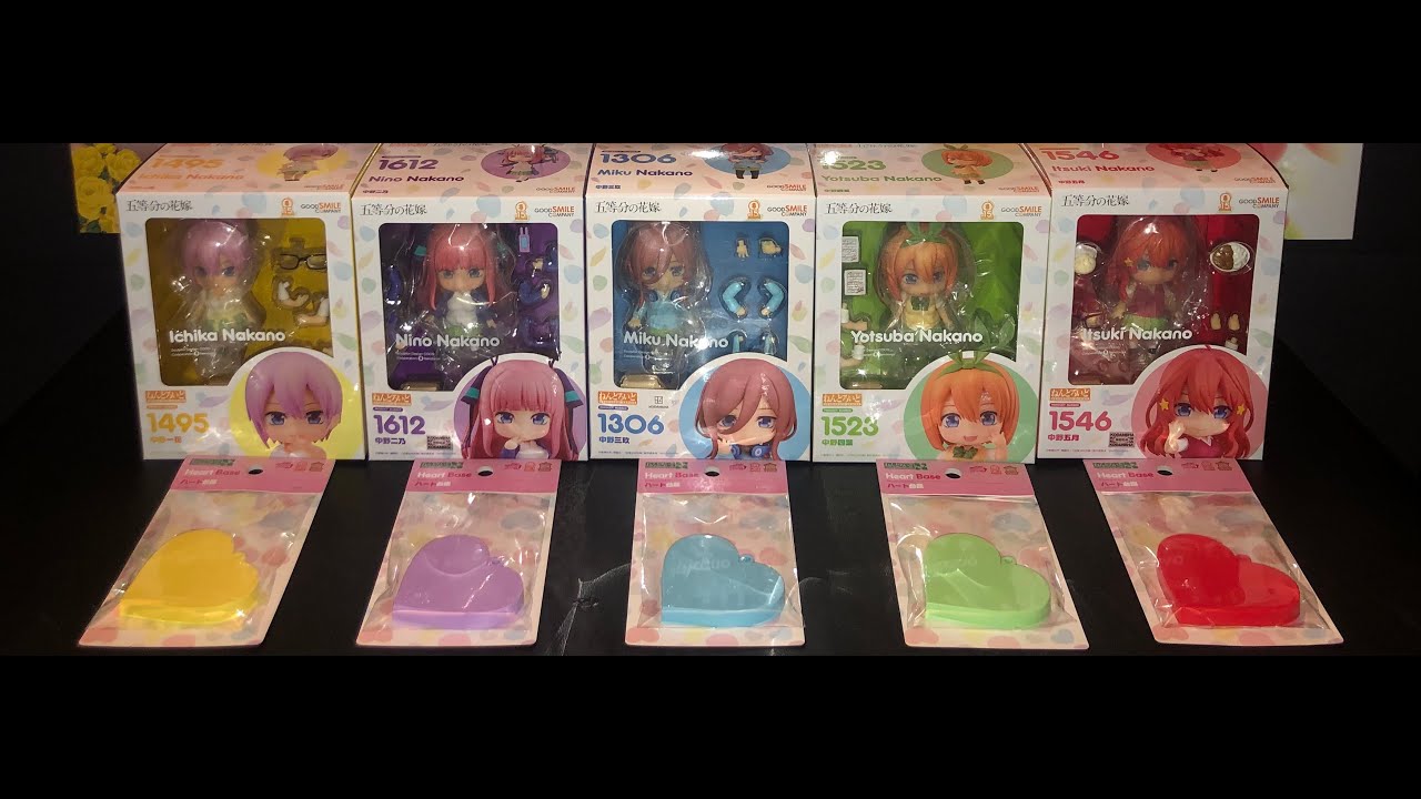Unboxing! All The Quintessential Quintuplets Nendoroids by Good Smile Company! (Part 2: Nendoroids)