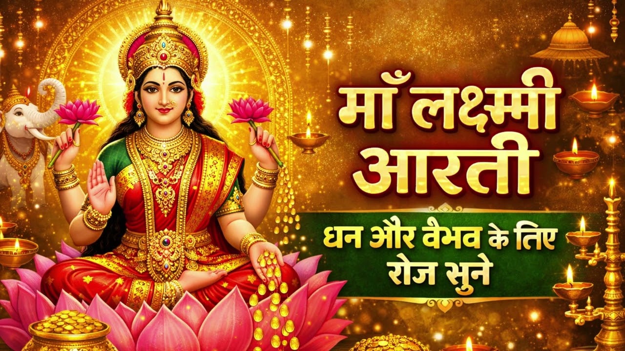ॐ जय लक्ष्मी माता | माता लक्ष्मी भजन | सुख-समृद्धि देने वाला दिव्य भजन