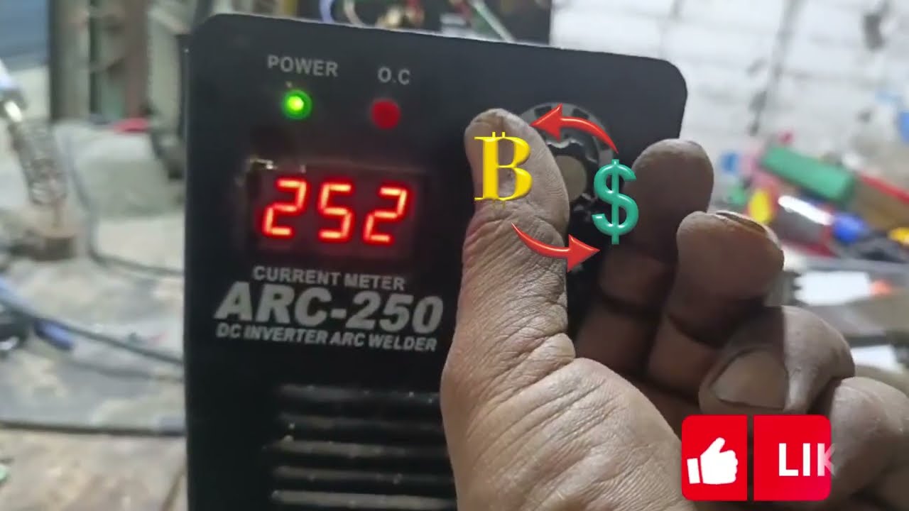 Repairing ARC-250 Single Card IGBT Welding Machine OC Fault: One-Touch OC Indicator ON