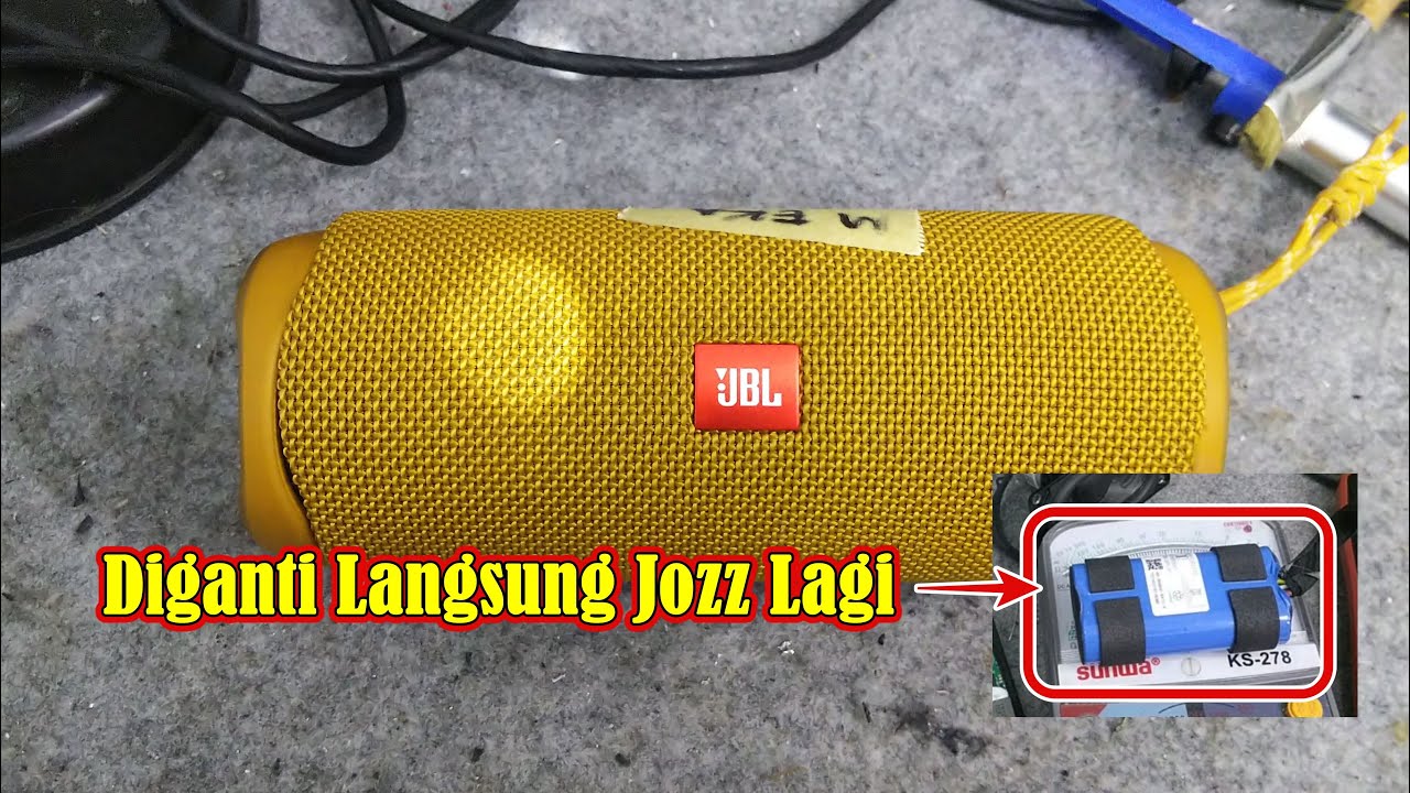 Servis JBL Flip 5 Rusak MaToT - Ganti Baterai