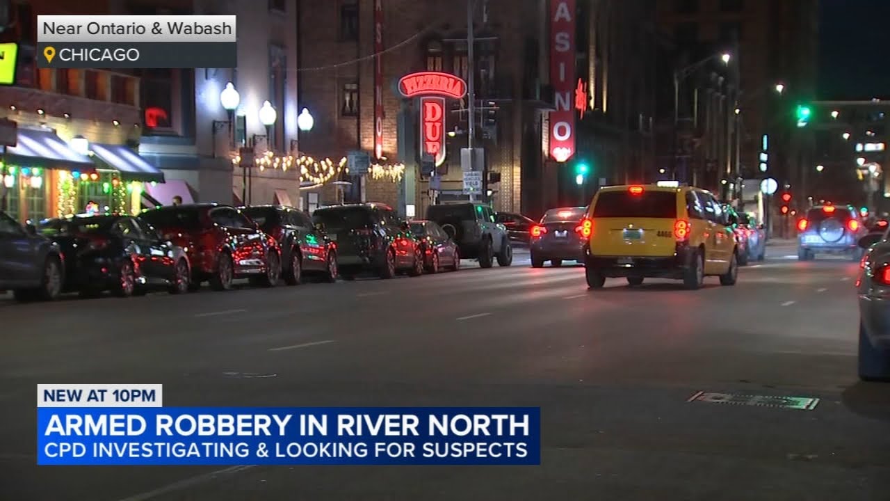 Shots fired in armed robbery in River North, Chicago police say