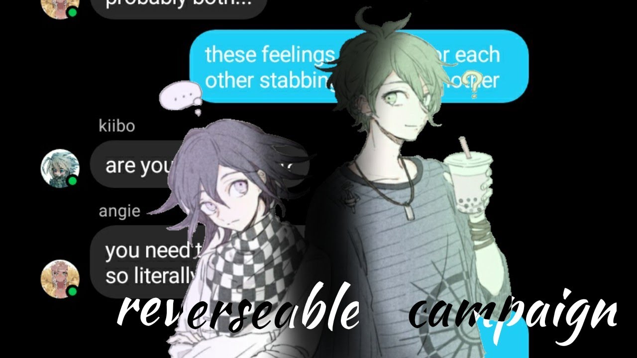 kokichi and rantaro lyric prank (reversible campain)