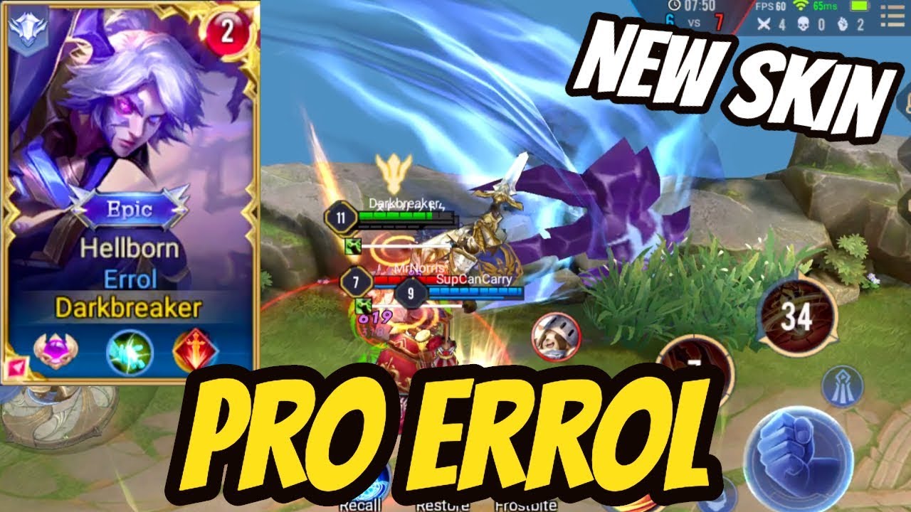 ERROL NEW SKIN PRO GAMEPLAY  | AoV | 傳說對決 | RoV | Liên Quân Mobile