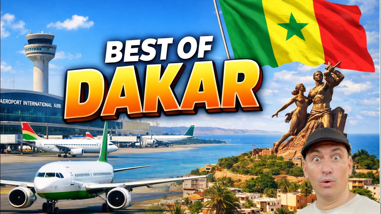 Dakar: The best city in west Africa (Full Tour in 30 minutes )🇸🇳