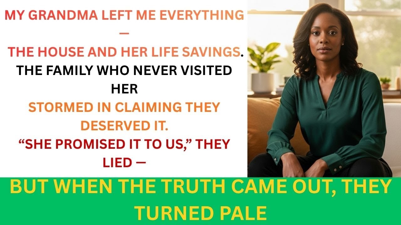 My Family Ignored Me for Years… But Grandma’s Will Made Them Regret Everything 